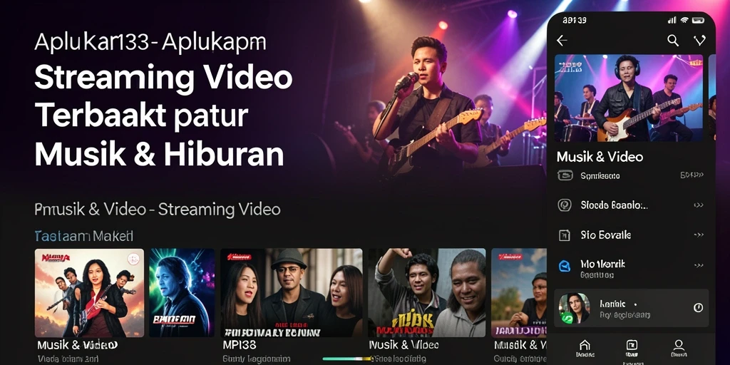 Tampilan antarmuka API33 yang sederhana dan menarik untuk streaming video.