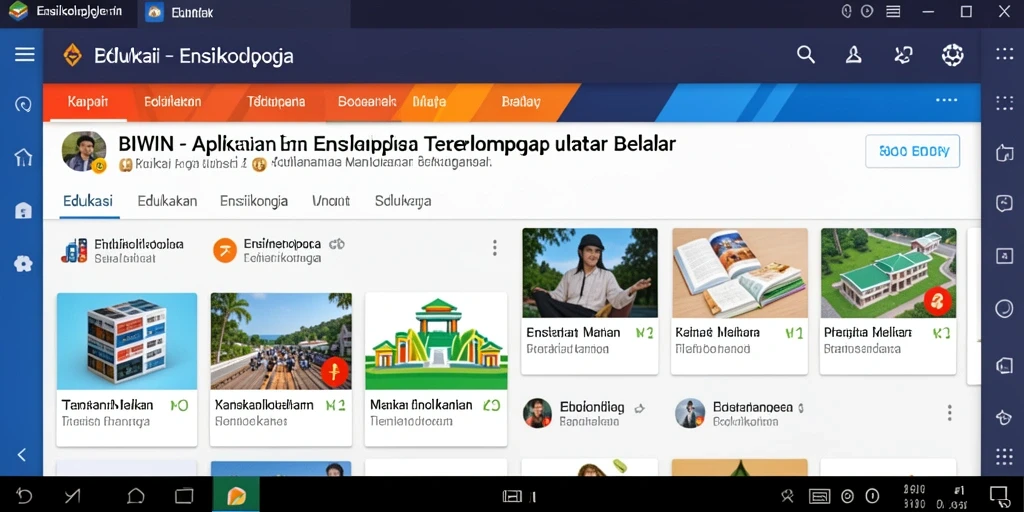 Tampilan antarmuka aplikasii BIWIN yang informatif dan mudah digunakan.